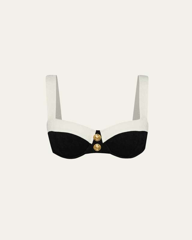 Alexandria Colorblock Chic Bikini Top